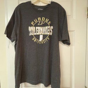 Purdue University Boilermakers Men's T-shirt - 2XL - Dark Heather gray